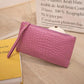 Eboo Fashion Women Faux Leather Plain Armpit Bag,Phone Case,Purse,Clutch (PURPLE)