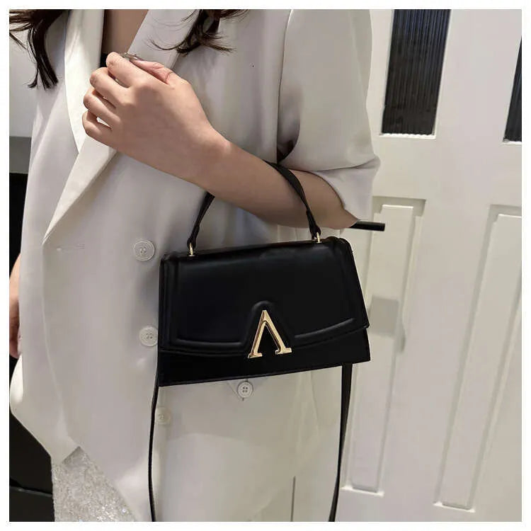 Eboo Elegant Leather-Look Handbag with Matching Shoulder Strap