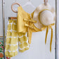 Eboo Sunny Days Toddler Girl Summer Outfit – 3-Piece Set (Top, Pants & Hat)