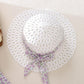 Eboo Baby Girl Summer Flower Printed Bowknot Dress (PURPLE).