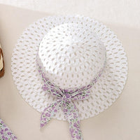 Eboo Baby Girl Summer Flower Printed Bowknot Dress (PURPLE).
