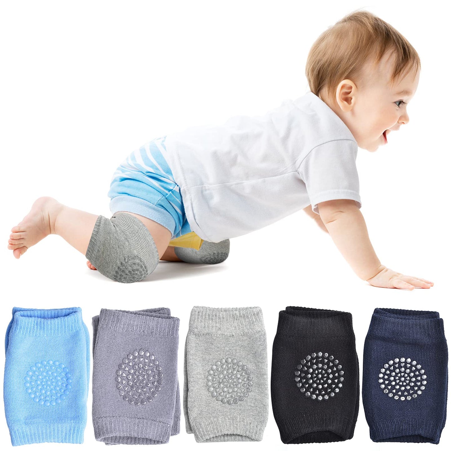 Eboo Adjustable Baby Knee Pads Crawling Protector Knee