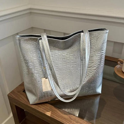 Eboo Fashion Women Shoulder Bags PU Leather Big Tote Bag