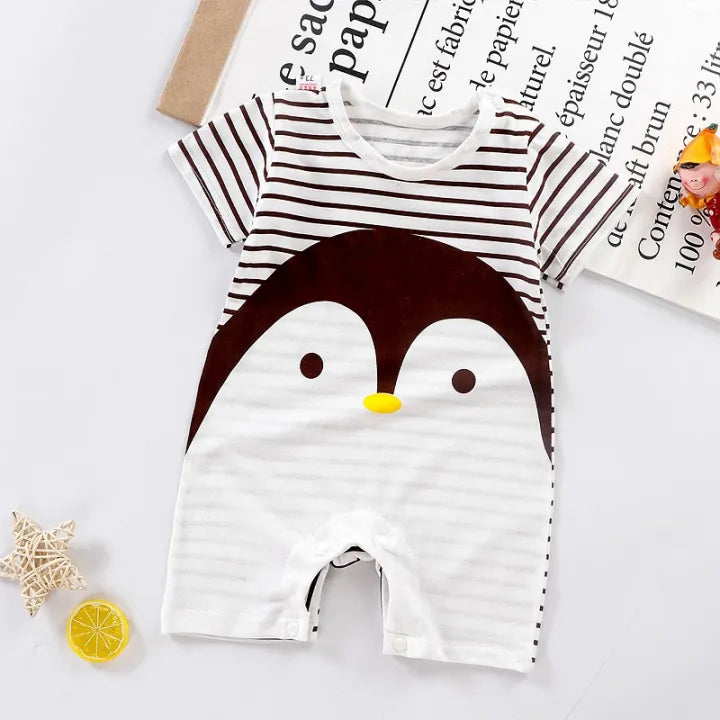 Penguin Summer Romper for Baby