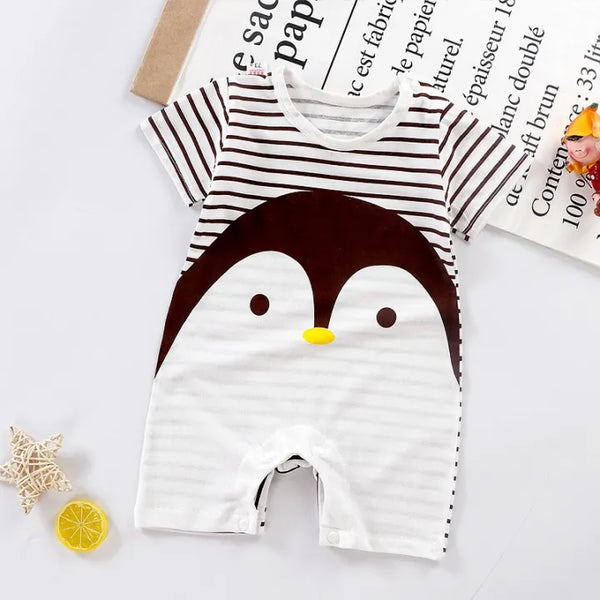 Penguin Summer Romper for Baby