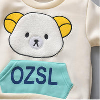 Eboo Baby’s 3-Piece Set – Blue Hoodie, Vest & Pants 4 Winters