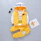 Baby’s 3-Piece Set – Yellow Hoodie, Vest & Pants 4 Winters