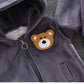 Baby Boy’s 3-Piece Bear Fleece Grey Set