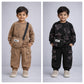 Eboo Boys Bear Printed Sweatshirt With Sling Bag & Jogger Co-ord Set