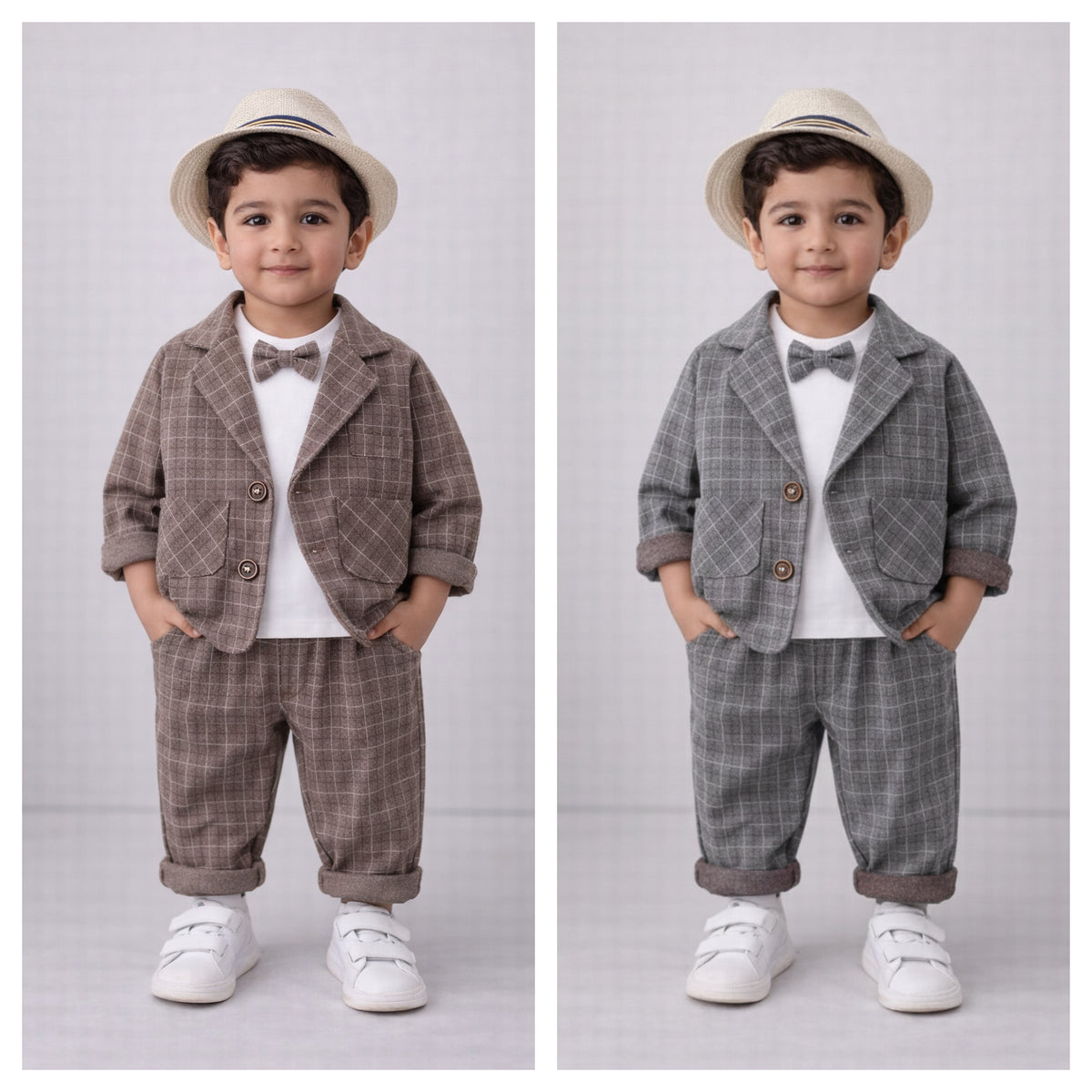 Eboo Classic Checkered Toddler Suit Ã¢?? Jacket & Pants Set