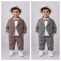 Eboo Classic Checkered Toddler Suit Ã¢?? Jacket & Pants Set