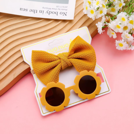 Eboo Kids Sunglass Love Flower Bow Toddler Hair Accessories Baby Girls