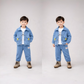 Baby Boy’s Blue Corduroy Jacket & Pants Set