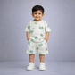 Eboo Cute Frog Printed Dress 2Pcs Set
