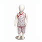 Traditional Chinese Style Floral Outfit for Kids – Sleeveless Top & Shorts Set