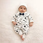 Eboo Baby Boy Mustache Print Romper  With Glasses