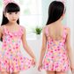 Eboo Girls Swimming Suit with Ruffles & Starfish Pattern