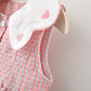 Eboo Baby Girls Sleeveless Heart Print Dress+Bag Set (Pink)