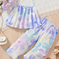 Eboo Girls Printed Top with Trousers - Clothing Set for Girls