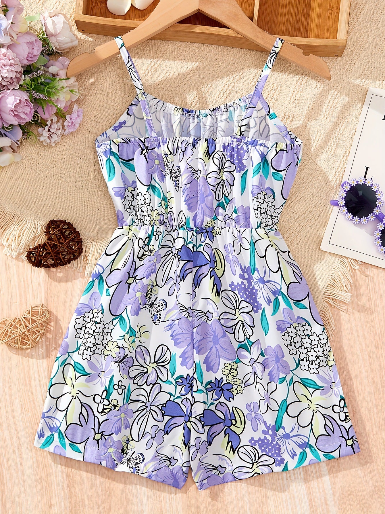Eboo Girls One Shoulder Playsuit - Jumpsuit for Girls