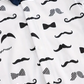 Eboo Baby Boy Casual Cute Bow Tie Cotton Onesie With Mustache Print For Summer Holiday Party