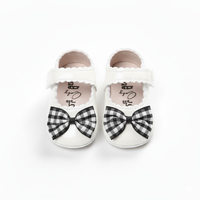 Eboo Infant Beige Soft Sole Bow Shoes