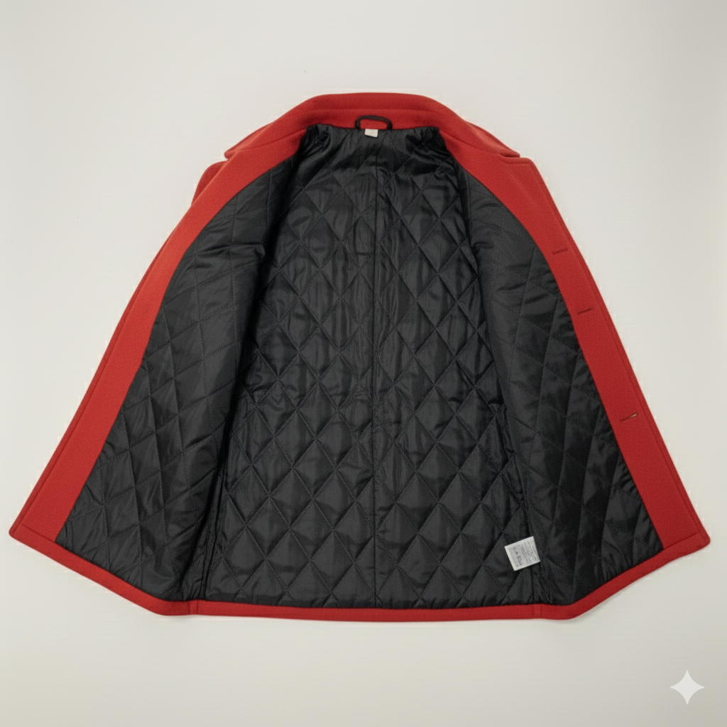 Eboo Kids Royal Winter/Fall Dress Coat (Red)