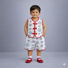 Chinese Traditional Baby Boy Clothes Set