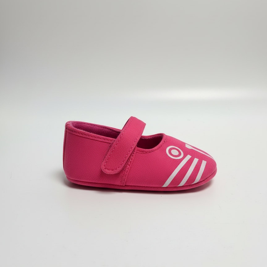 Eboo Cute Cat Face Soft Sole Shoes