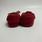 Eboo Infant Fringe Moccasins, Red