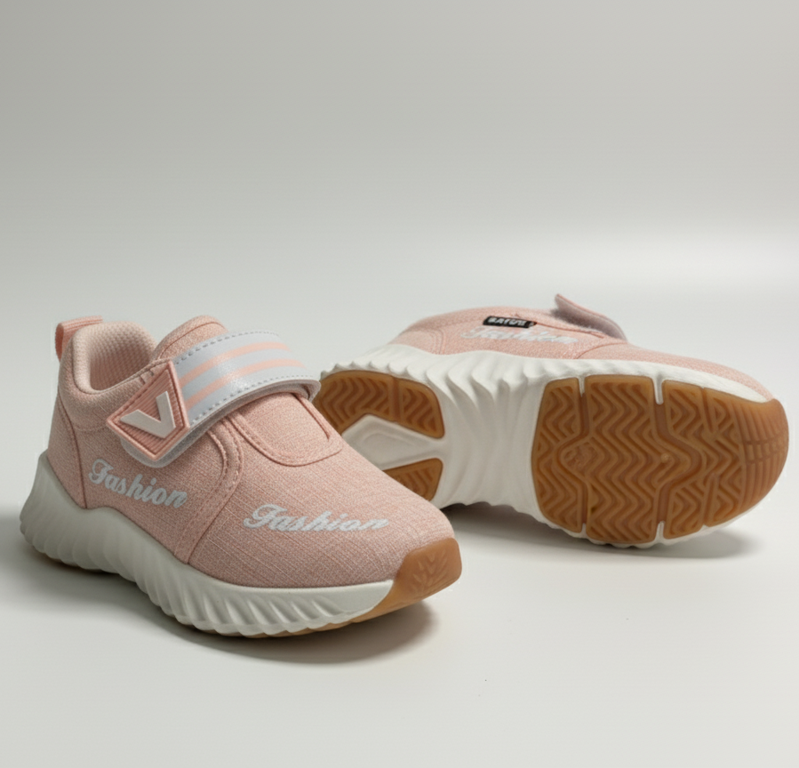 Eboo Kids' Pink "Fashion" Velcro Shoes