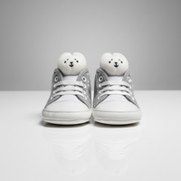 Eboo Grey Polka Dot Bunny Shoes