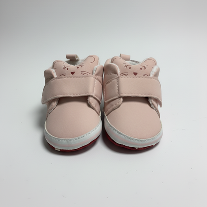 Eboo Pink Mouse Face Baby Shoes