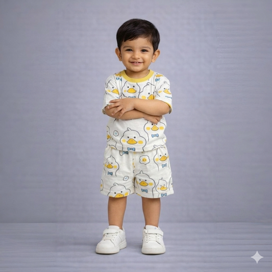 Eboo Boys Cute Duck Printed outfit set