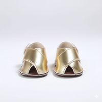 Eboo Gold T-Strap Baby Sandals