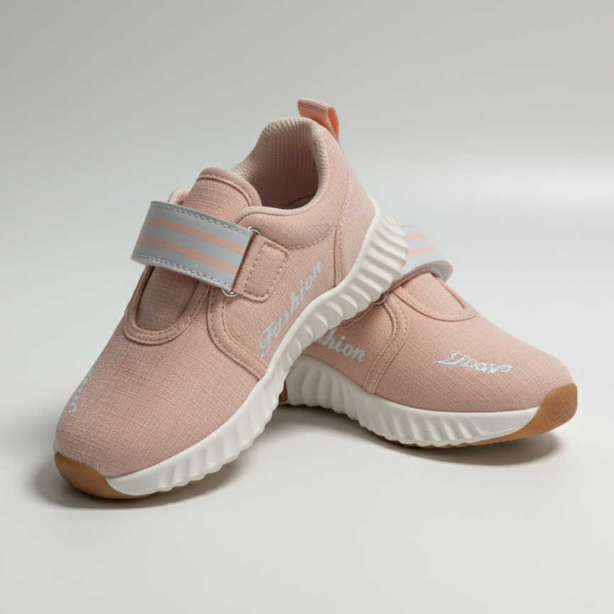 Eboo Kids' Pink "Fashion" Velcro Shoes