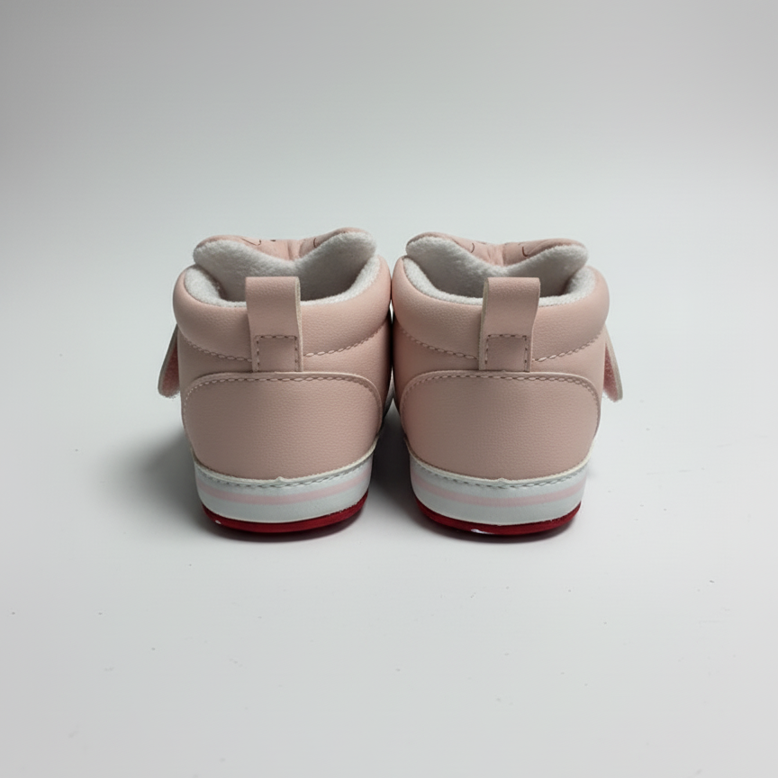 Eboo Pink Mouse Face Baby Shoes