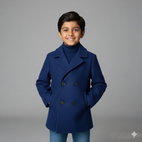 Eboo Kids Royal Winter/Fall Dress Coat (Blue)