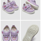 Eboo Kids' Purple Bear Velcro Shoes