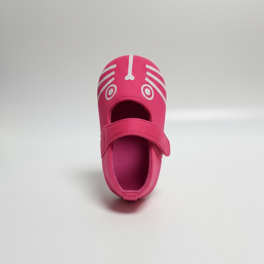 Eboo Cute Cat Face Soft Sole Shoes