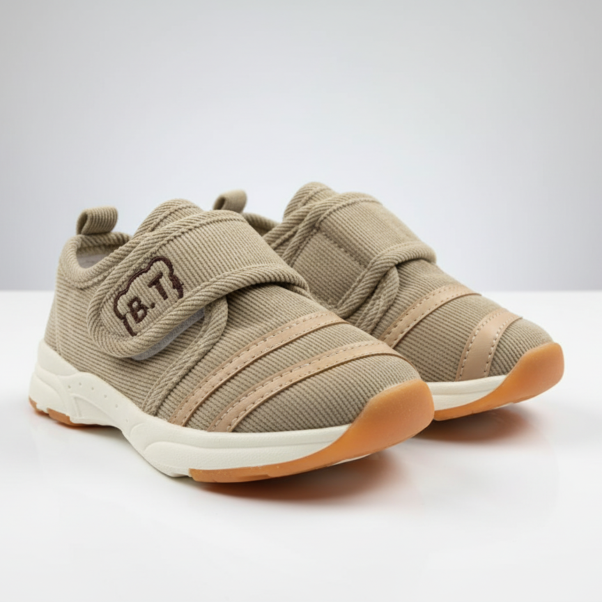 Eboo  Light Brown Strap Shoe, Durable Sole