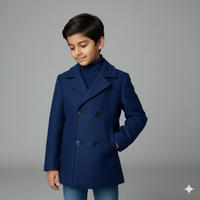 Eboo Kids Royal Winter/Fall Dress Coat (Blue)