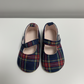 Eboo Soft Plaid Slip-On Shoes