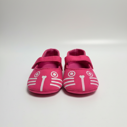 Eboo Cute Cat Face Soft Sole Shoes