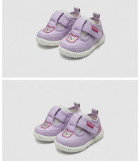 Eboo Kids' Purple Bear Velcro Shoes