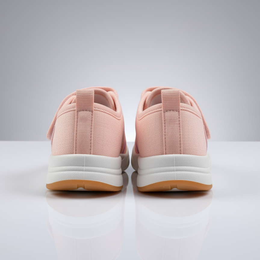 Eboo Kids' Easy-Wear Pink Athletic Comfort Shoes