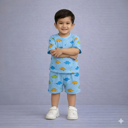 Eboo Boys Cute Dino Printed Outfit set