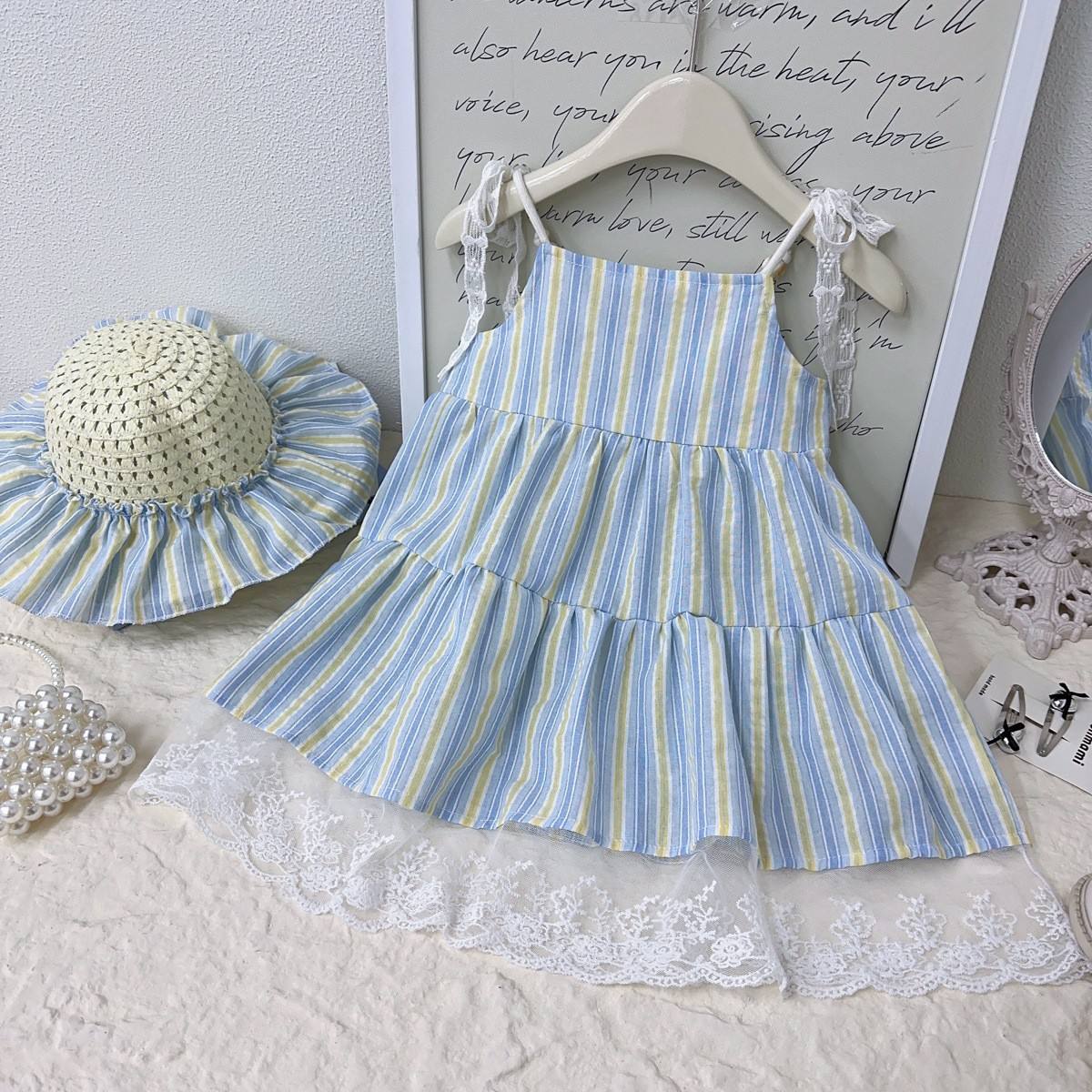 Eboo Girls Princess Sleeveless Dress with Hat