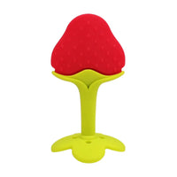 Silicone Fruit Teething Toys Set, Baby Gum Massager