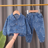 Eboo Teddy Bear Print Jacket & Pant Set